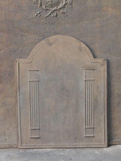 French 'Pillars of Freedom' Fireback / Backsplash, 18th - 19th C., Neoclassical