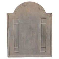 Plaque de cheminée « Pillars of Freedom » française, 18e - 19e siècle, néoclassique