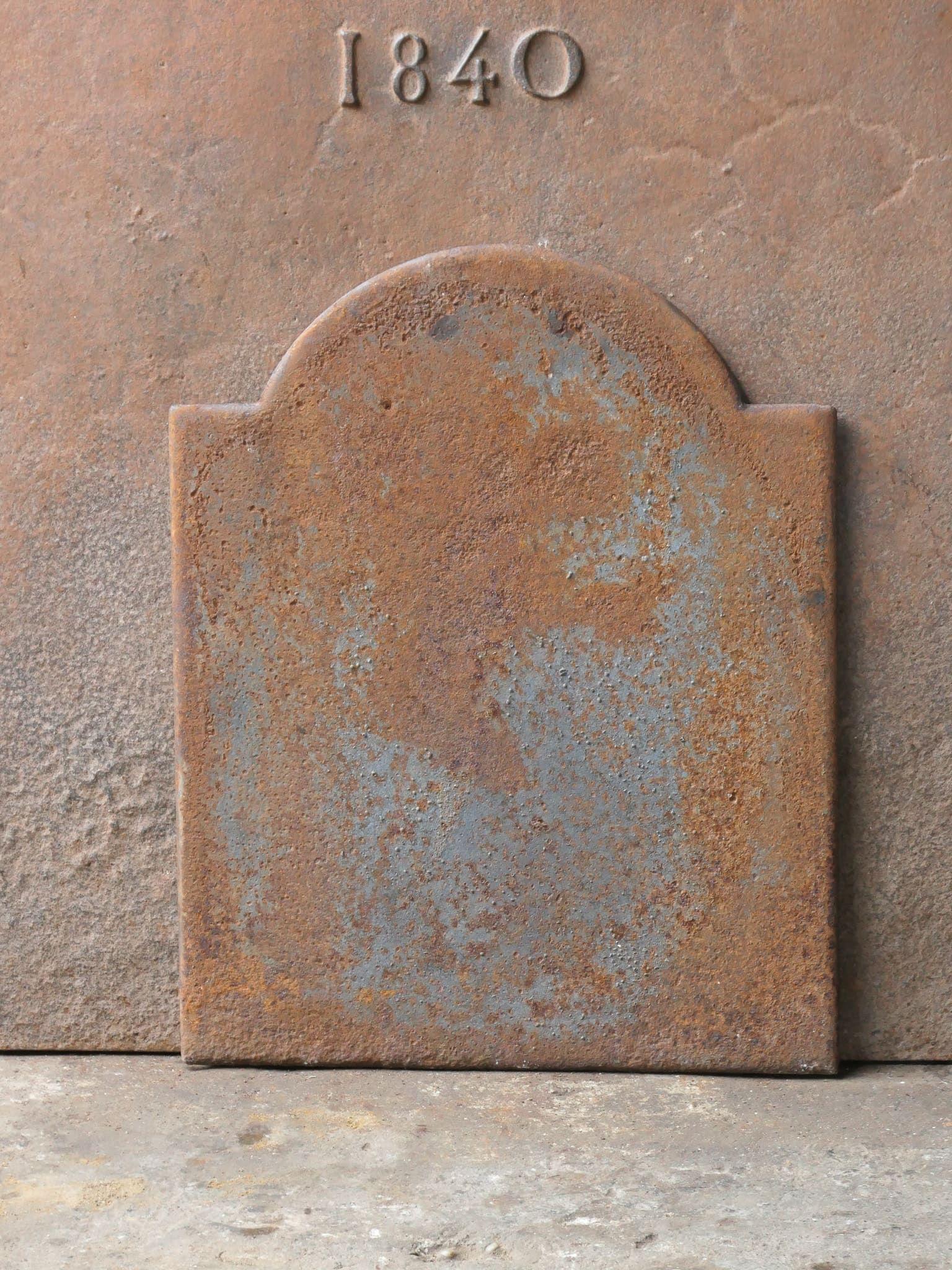 French 'Pillars of Freedom' Fireback / Backsplash, 18th - 19th C. Neoclassical P For Sale 4