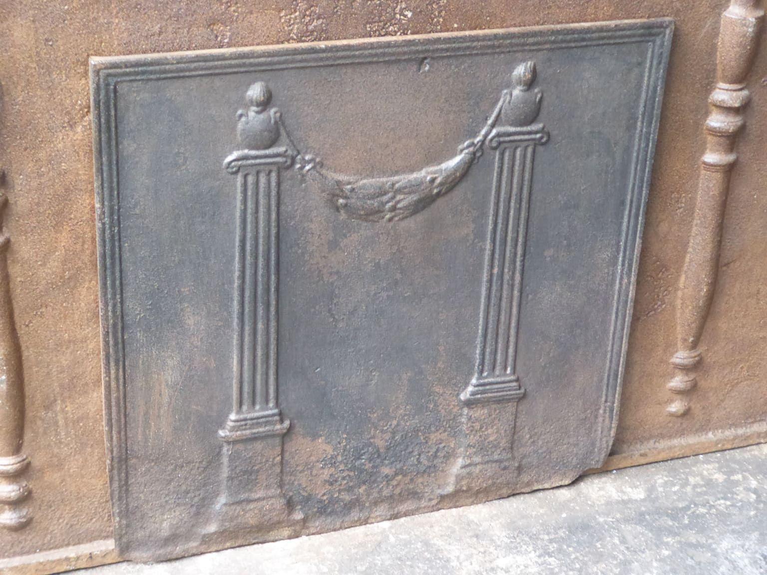 Neoclassico Rivestimento del fuoco francese 