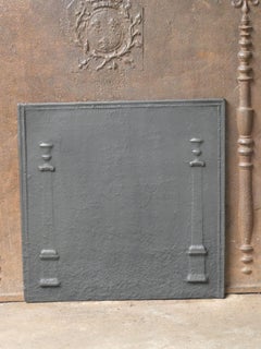 French 'Pillars of Freedom' Fireback / Backsplash, Early 19th C.