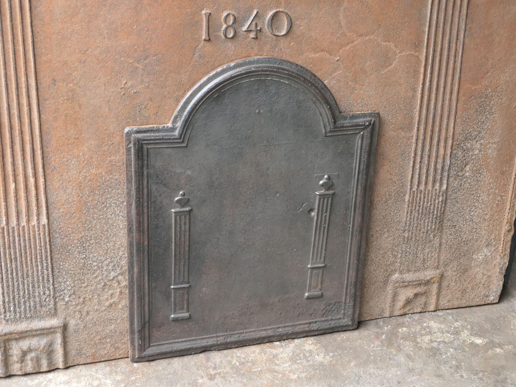Moulage Plaque de cheminée / dosseret français 