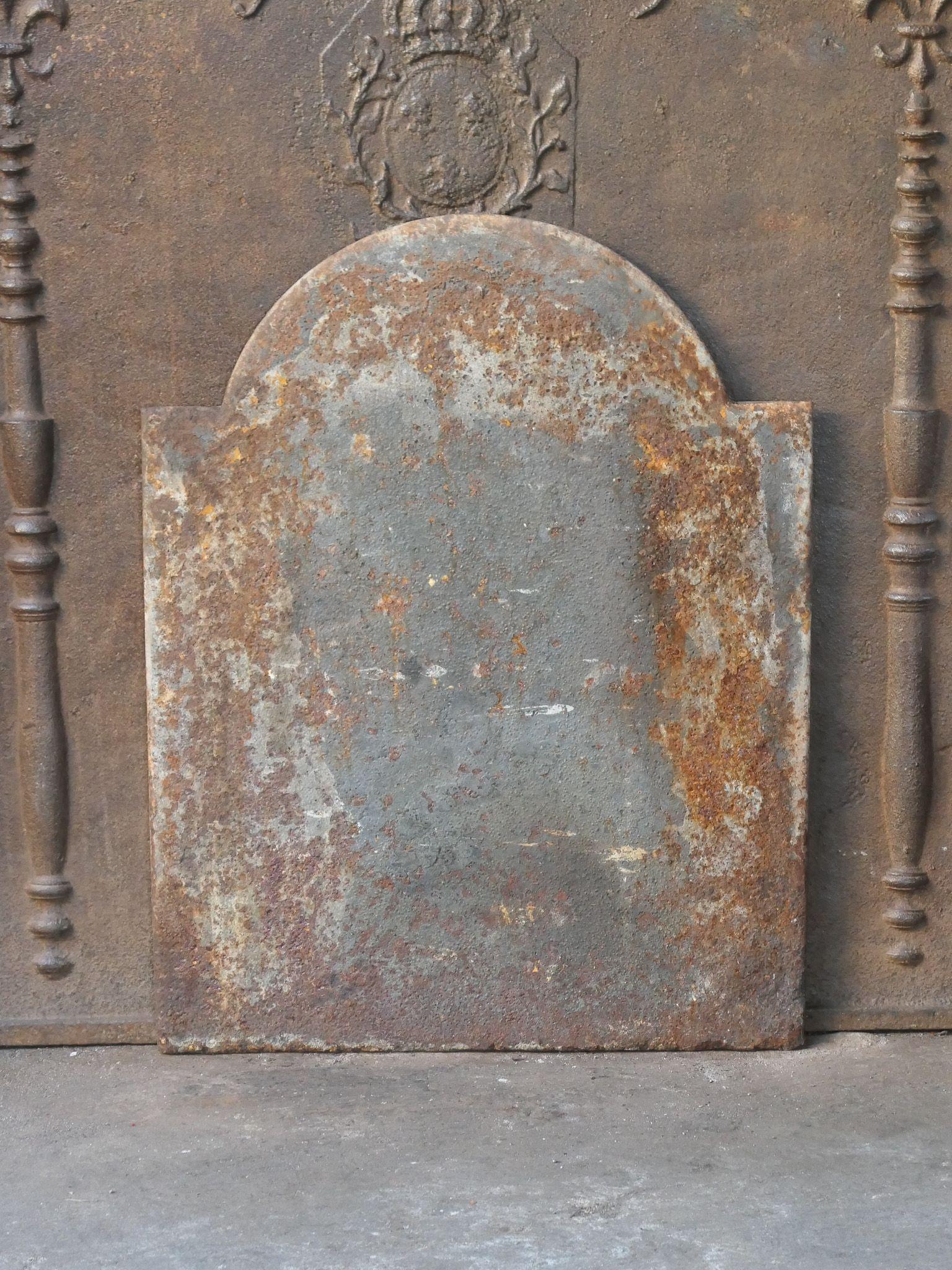 Plaque de cheminée / dosseret 