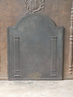 French 'Pillars of Freedom' Fireback / Backsplash, Early 19th Century