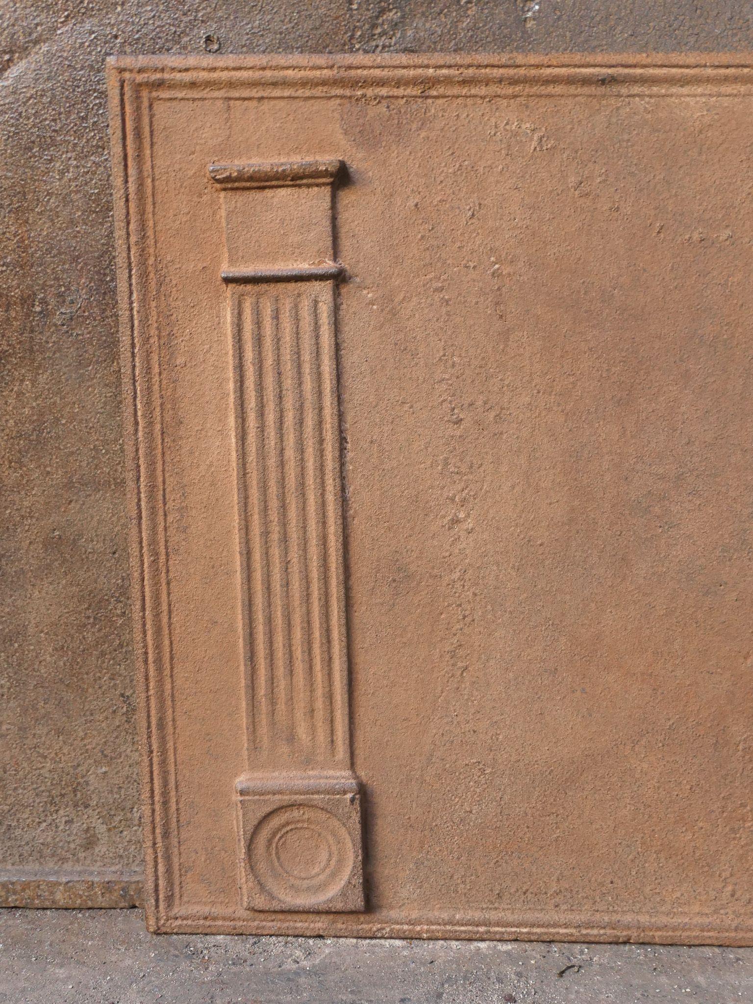 Ferro Rivestimento per caminetto francese 