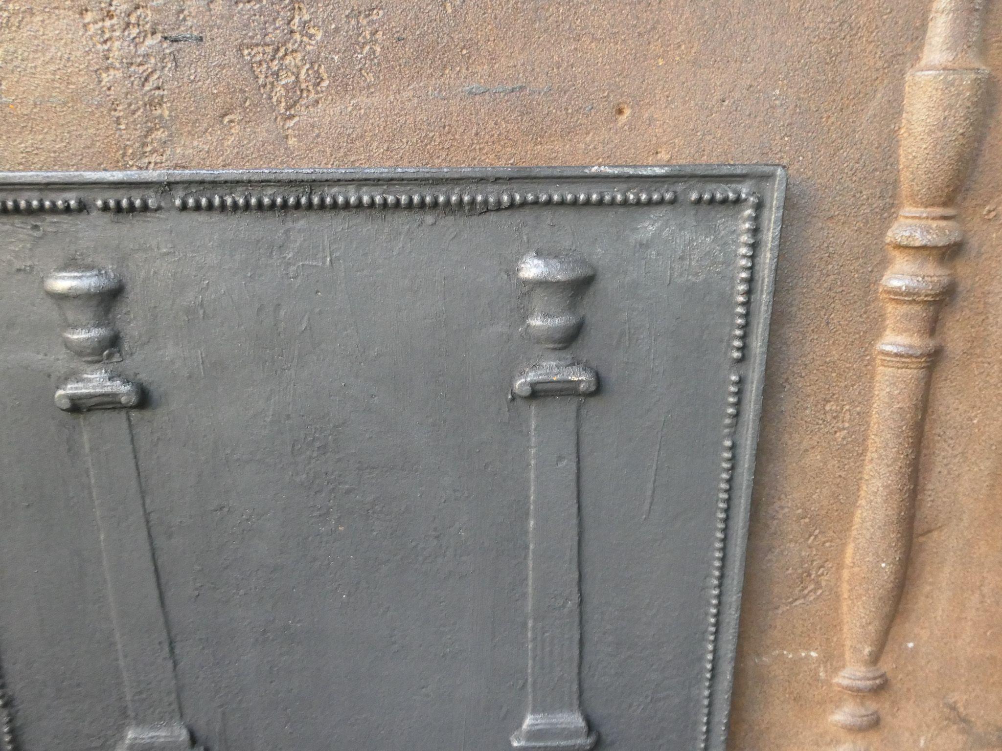 Ferro Rivestimento per caminetto francese 