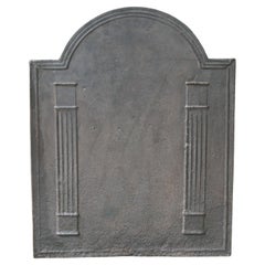French 'Pillars of Freedom' Fireback / Backsplash, Early 19th Century