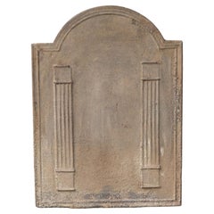 Plaque de cheminée / dosseret "Piliers de la liberté", début du 19e siècle