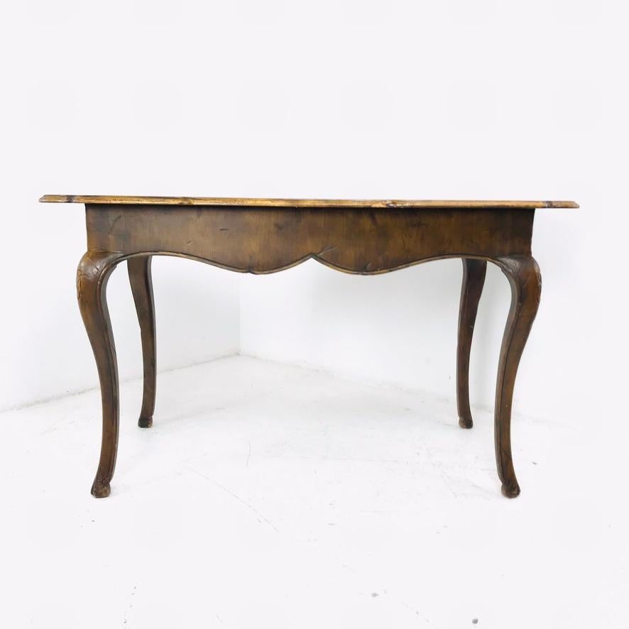 French Provincial French Pine Antique Writing Desk