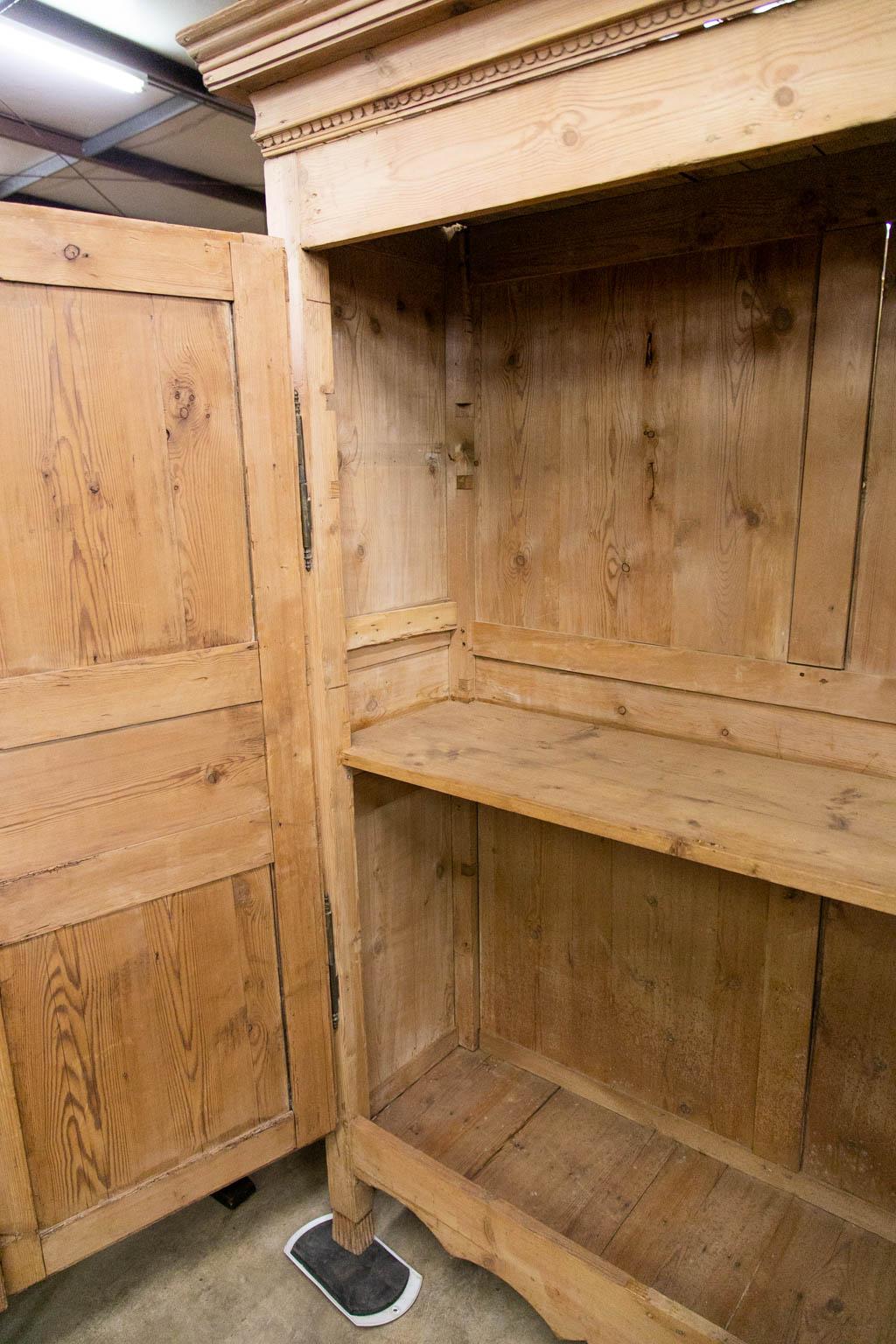 pine armoire wardrobe