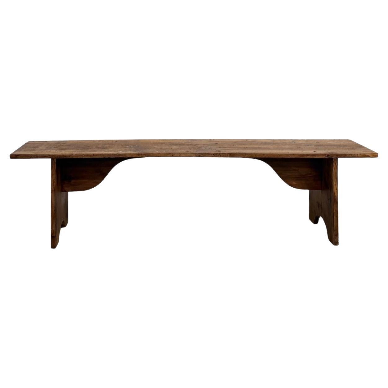 French pine bench 1950's