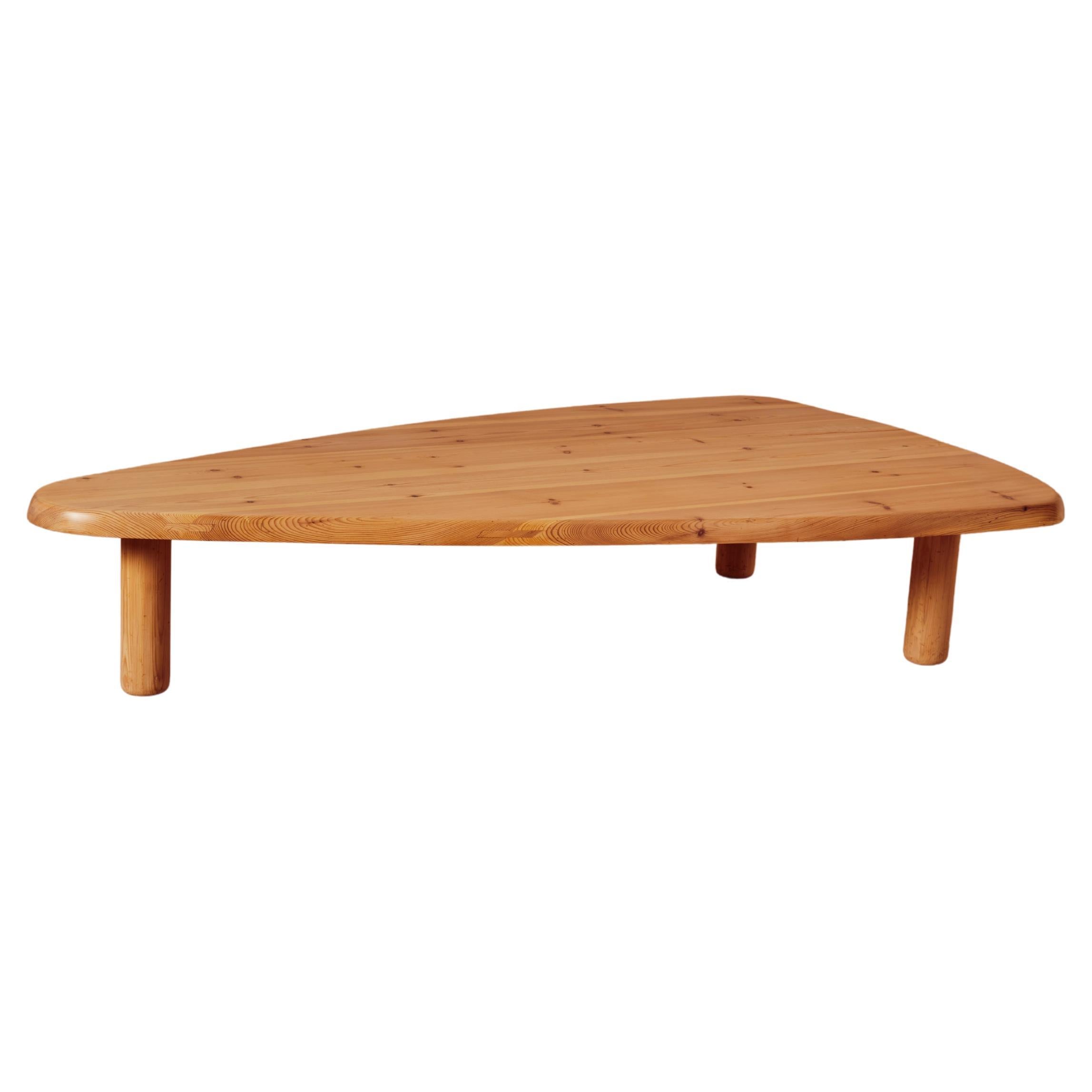 French Pine Coffee Table For Sale