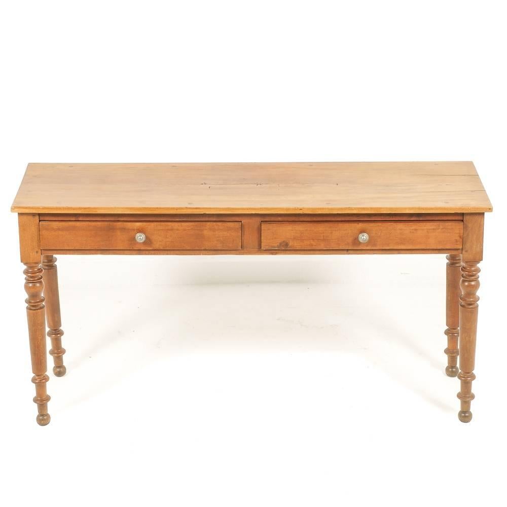 20th Century French Pine Console Table