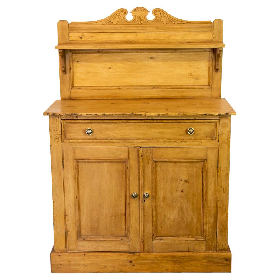 French Pine English Chiffonier For Sale