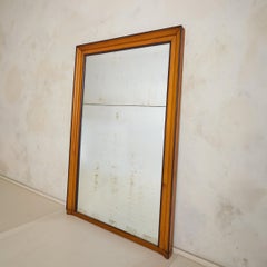 Miroir sur pied en pin français, années 1950 - 2 exemplaires disponibles