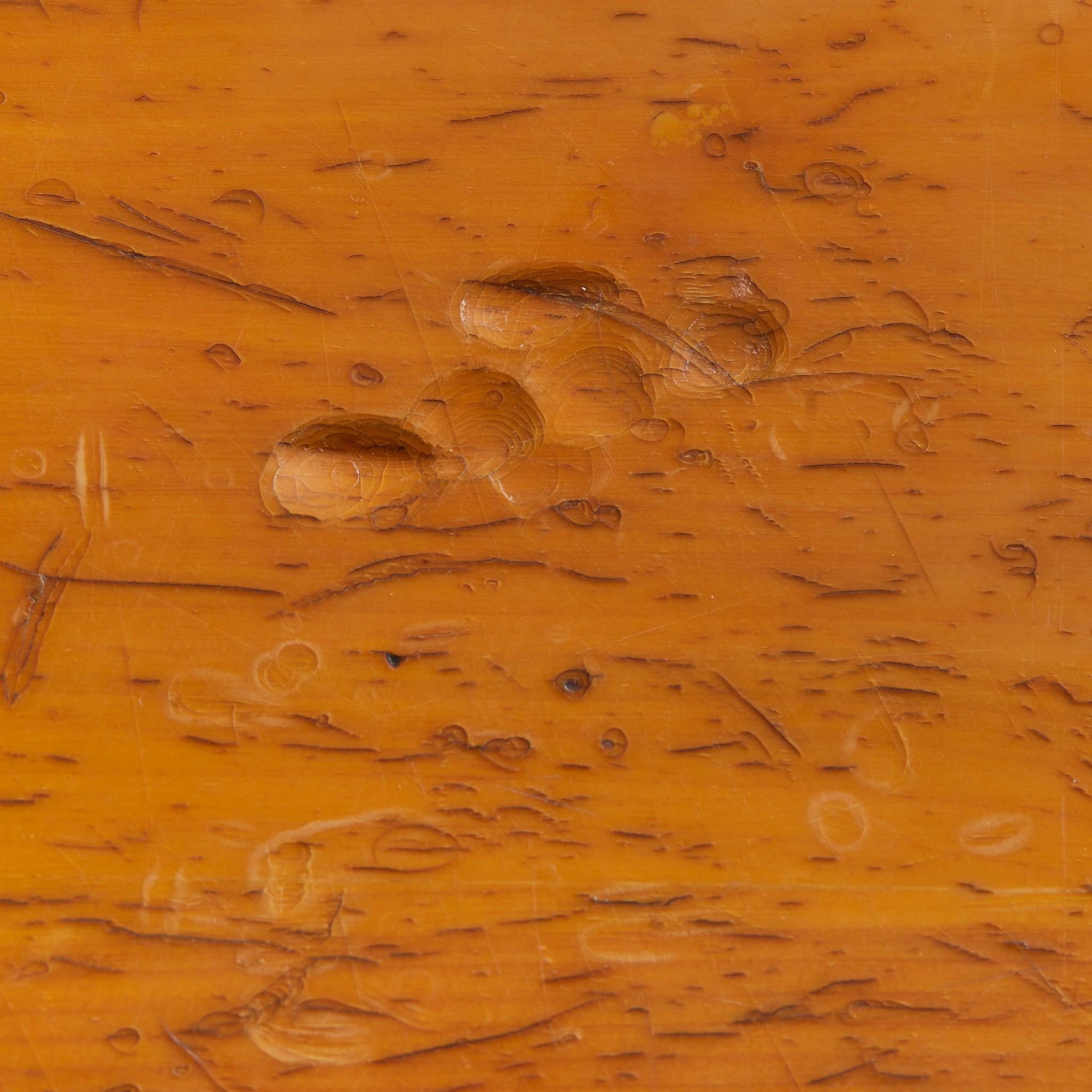 French Pine Fold-Out Dining Table or Desk with Integrated Bookshelf, 1960s en venta 4