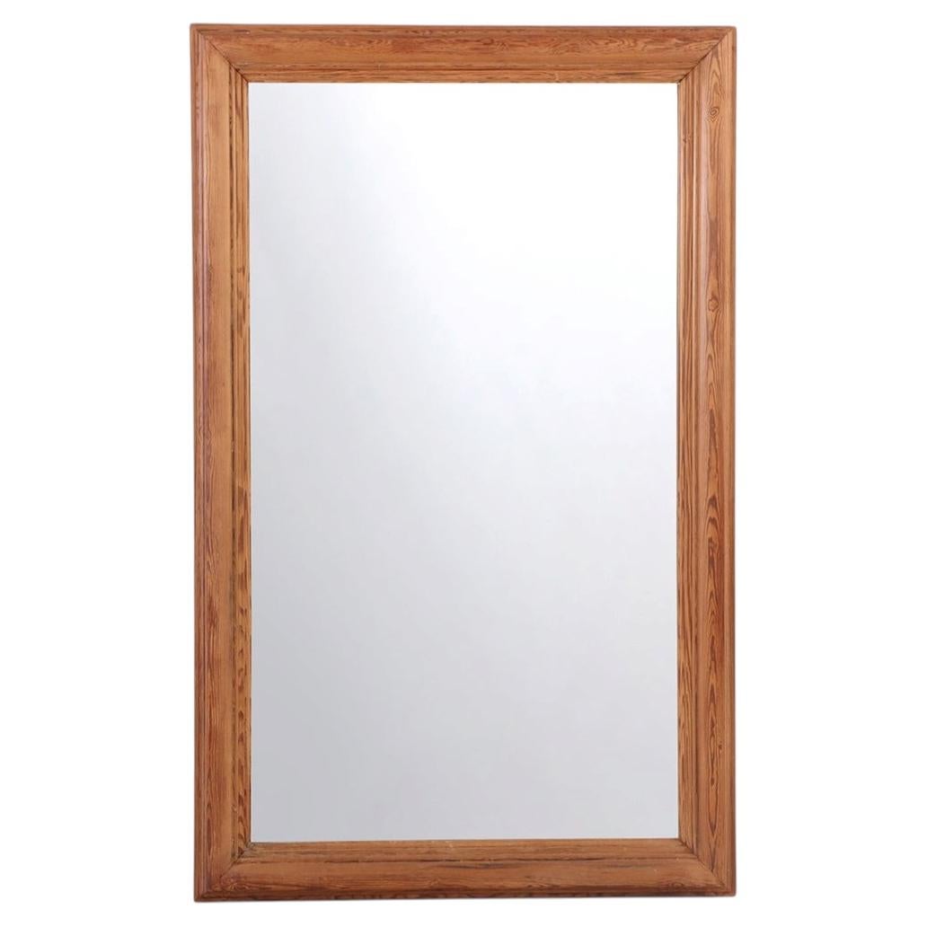 French Pine Mirror Frame, 19th C. For Sale