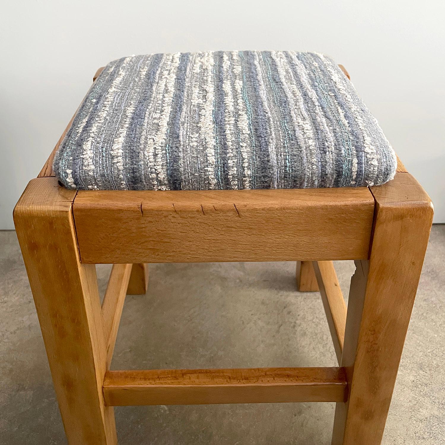 French Pine Stools - 3 available For Sale 14