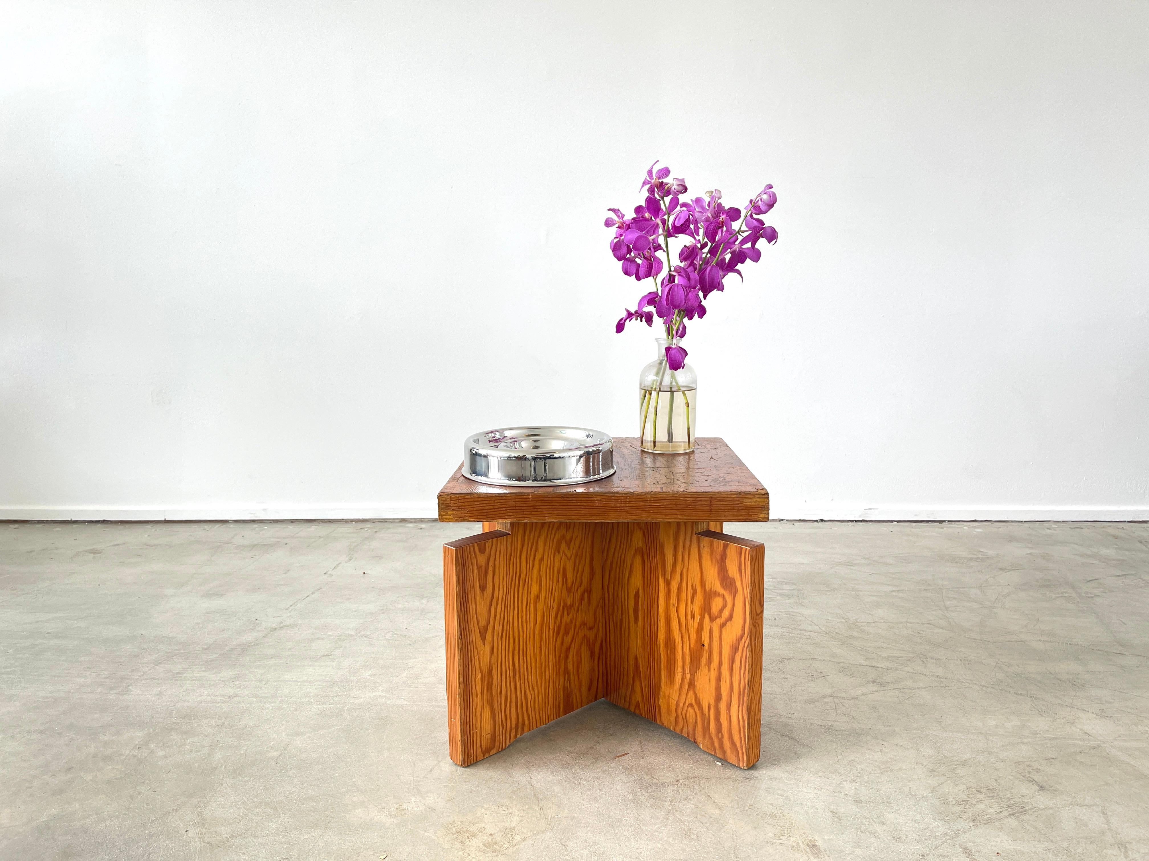 Mid-20th Century French Pine Stools