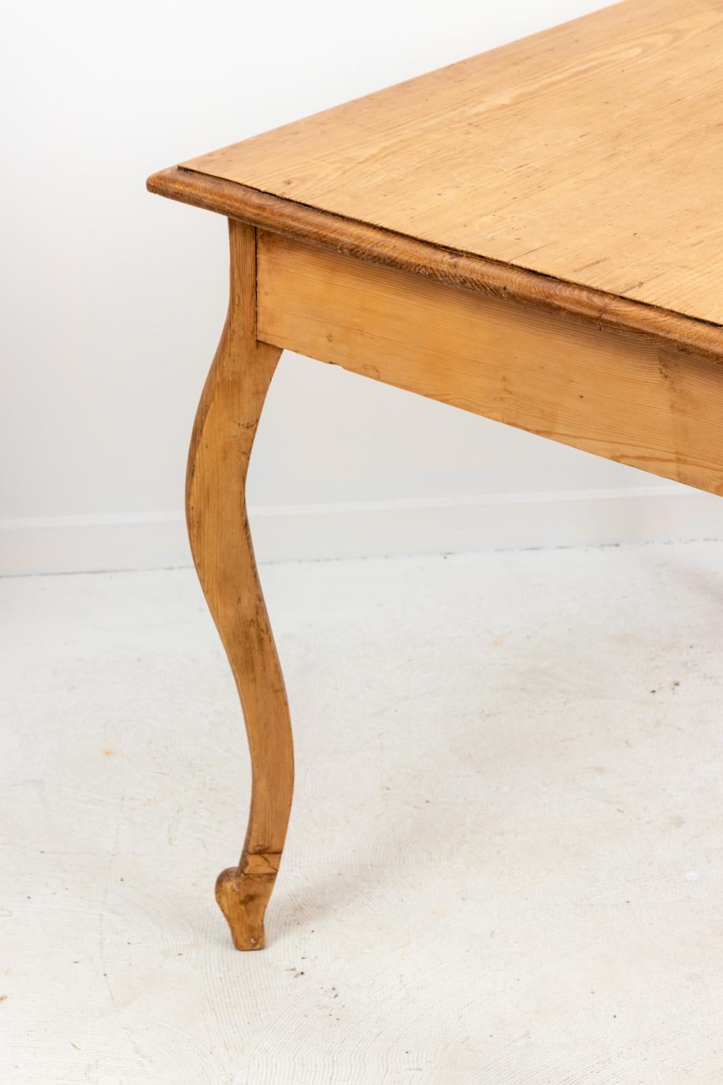 French Pinewood Table For Sale 3