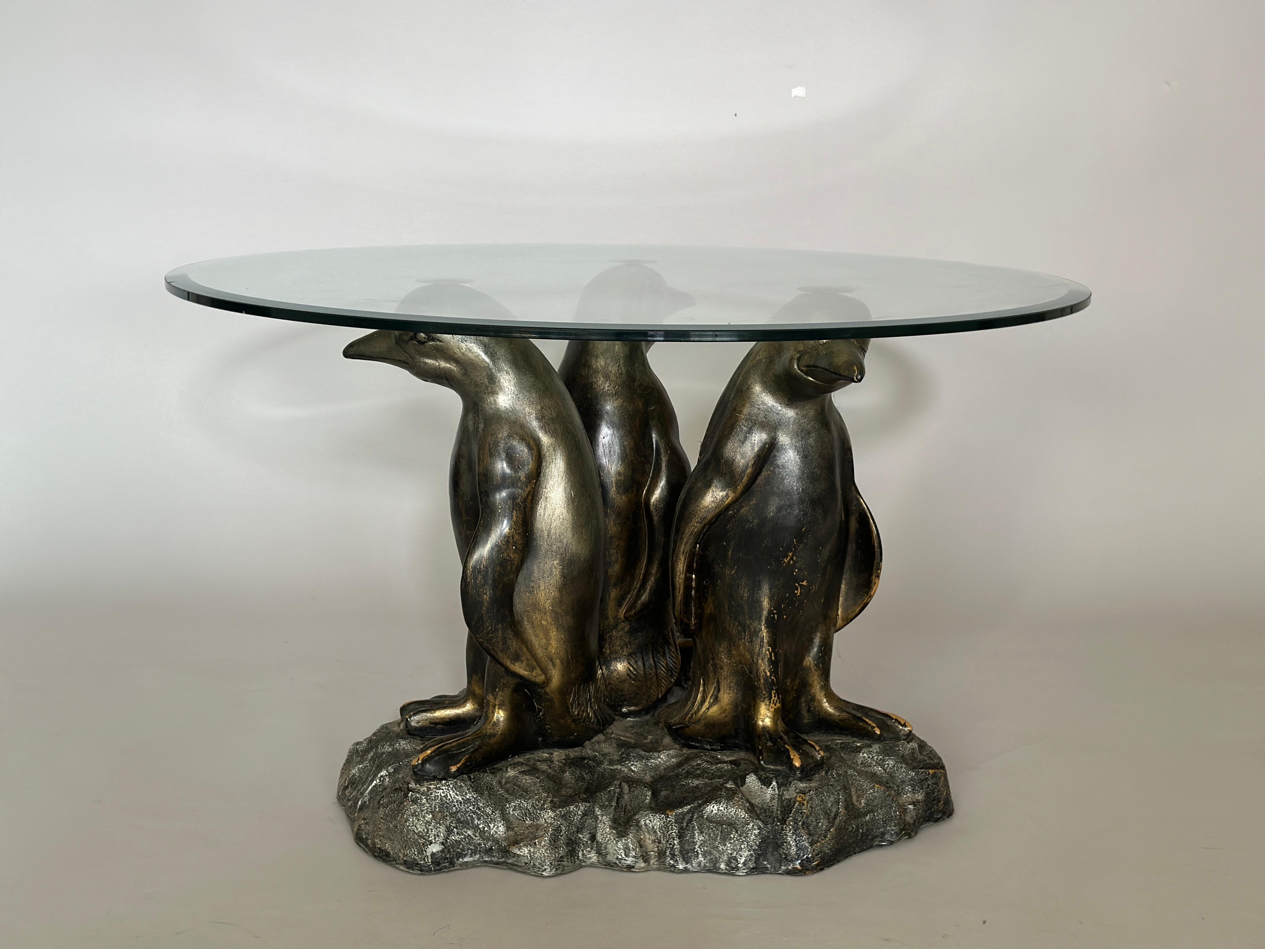 French Pinguin Coffe Table 1950s For Sale 1