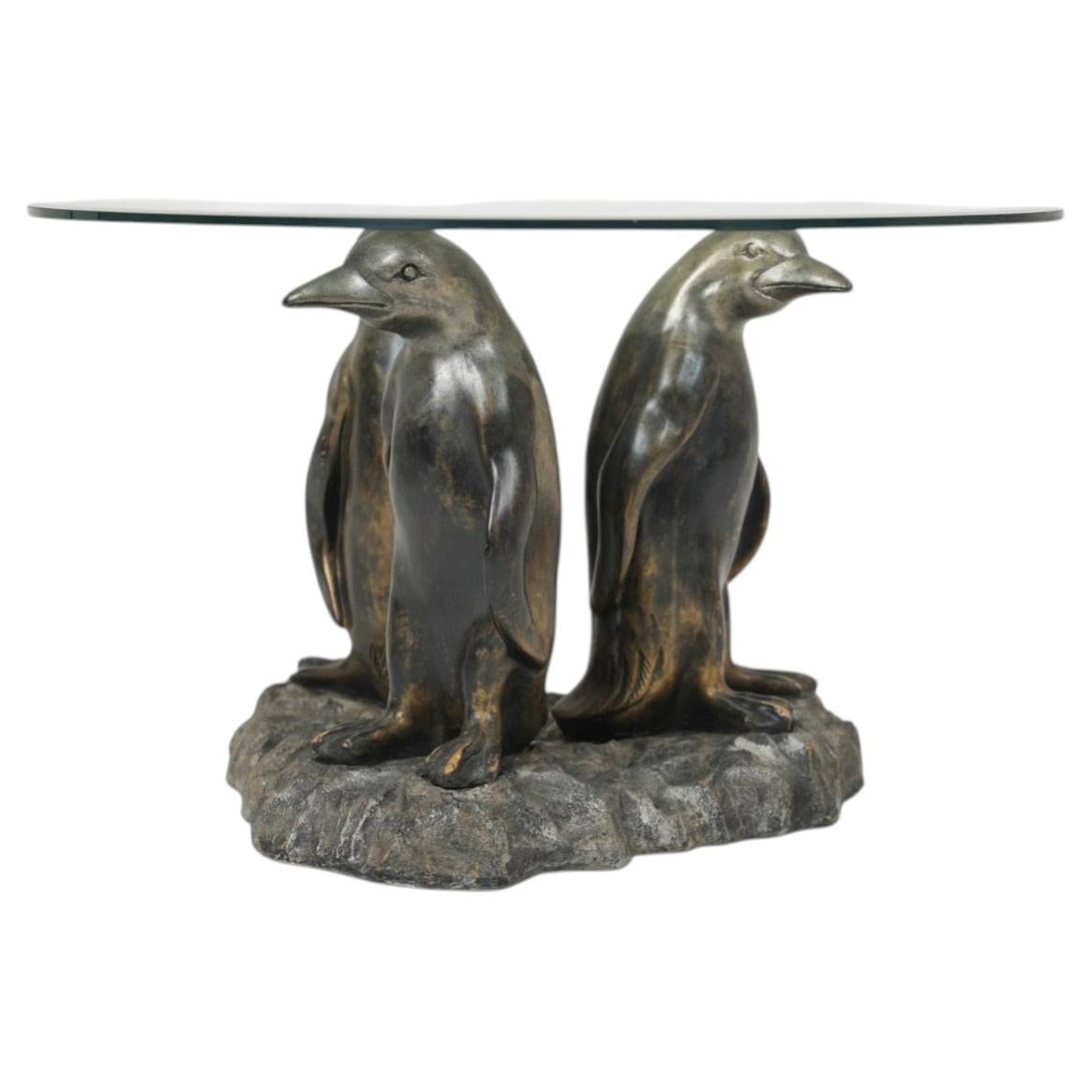 French Pinguin Coffee Table 1950s For Sale