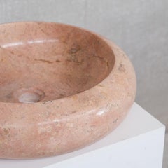 French Pink Marble Stone Architectural Sink