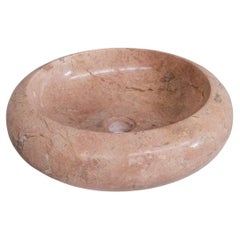 Retro French Pink Marble Stone Architectural Sink