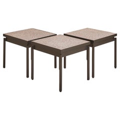 French Pink Mosaic Accent Tables, 1960s