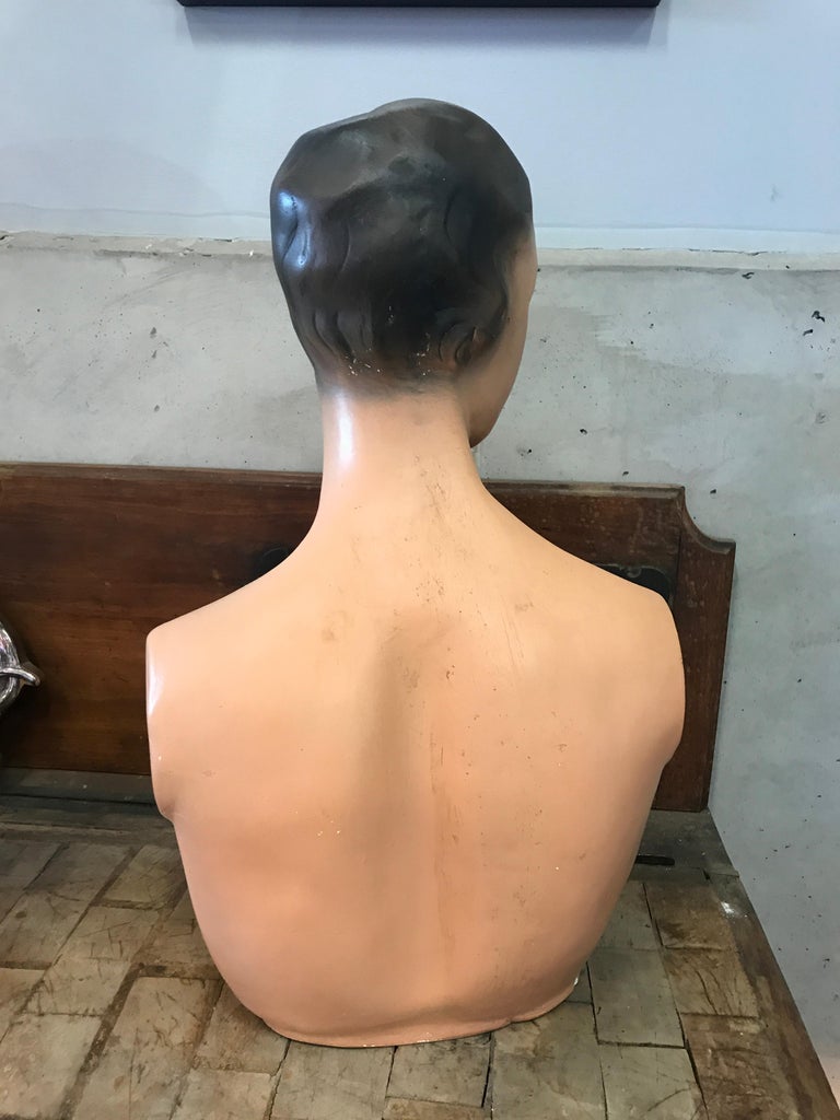 French Plaster Bust / Mannequin, circa 1920 For Sale at 1stDibs