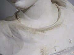 French Plaster Bust of a Greek God, Circa 1930s
