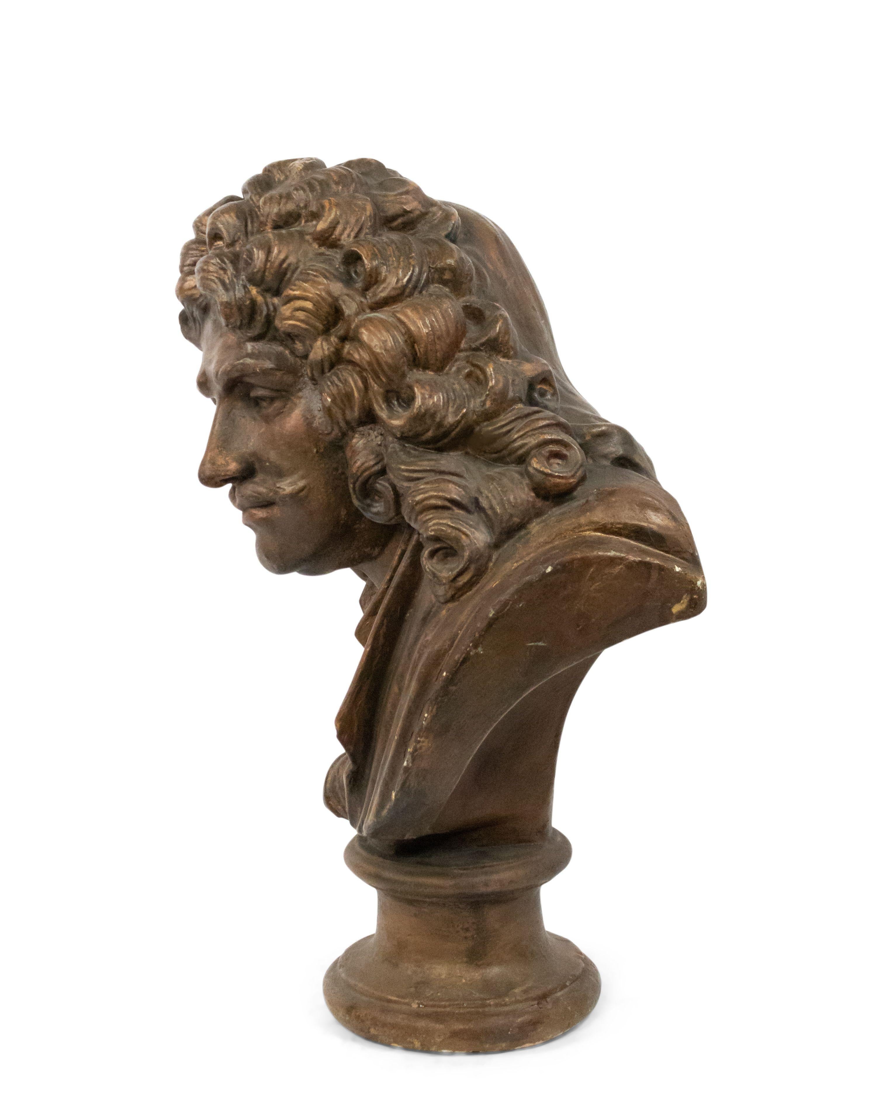 Louis XV French Plaster Corneilla Van Cleve Bust For Sale