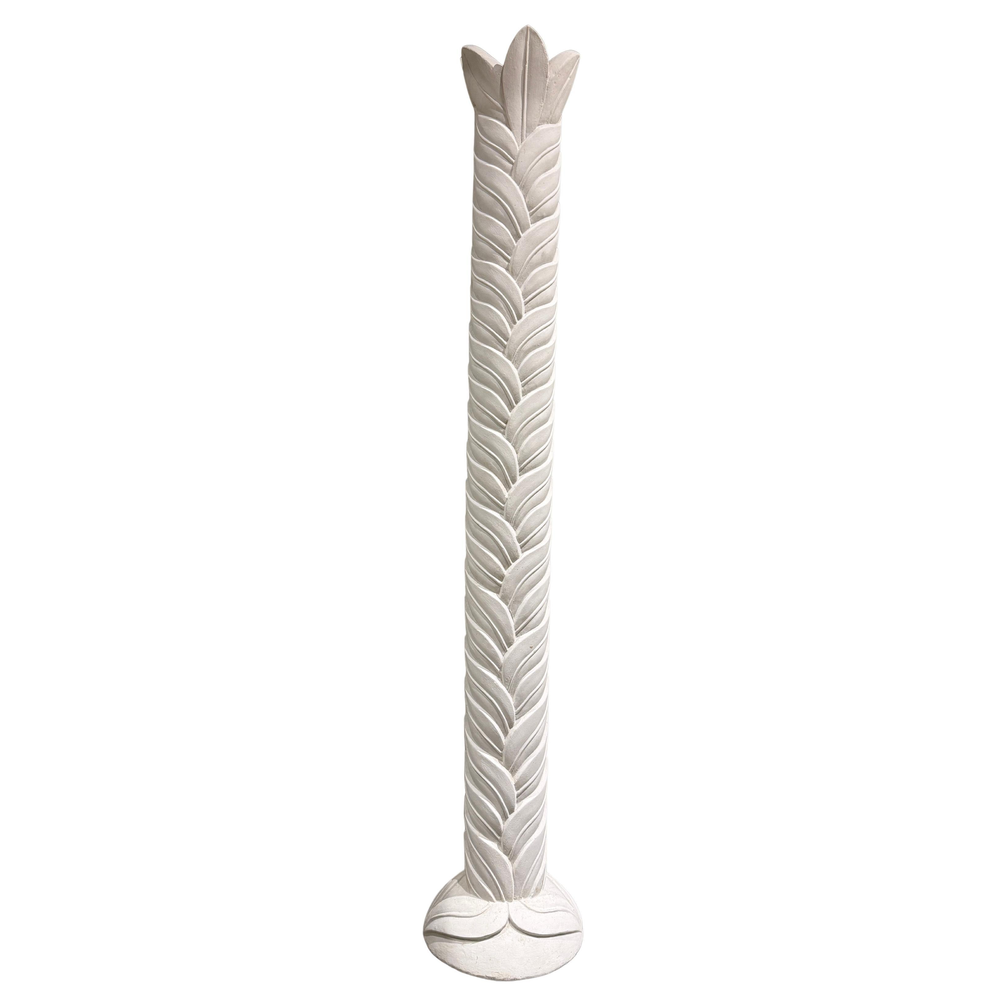 French plaster floor lamp circa 1970
