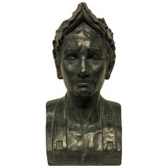 French Plaster Head of Napoleon
