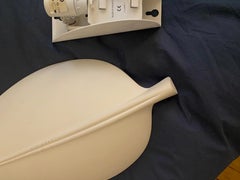 French Plaster Leaf Sconce from Atelier Sedap, 1990s