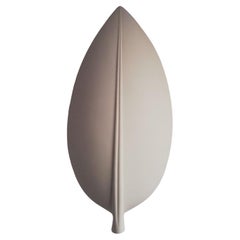 French Plaster Leaf Sconce from Atelier Sedap, 1990s