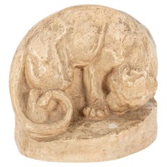 French Plaster Lion