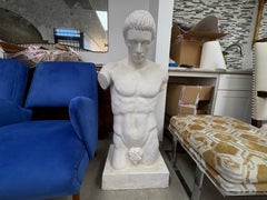 French Plaster Male Torso
