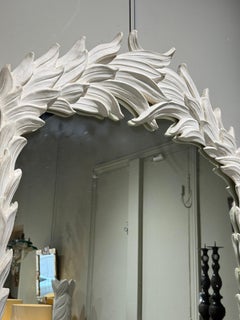 French plaster mirror in the style of Serge Roche circa 1970