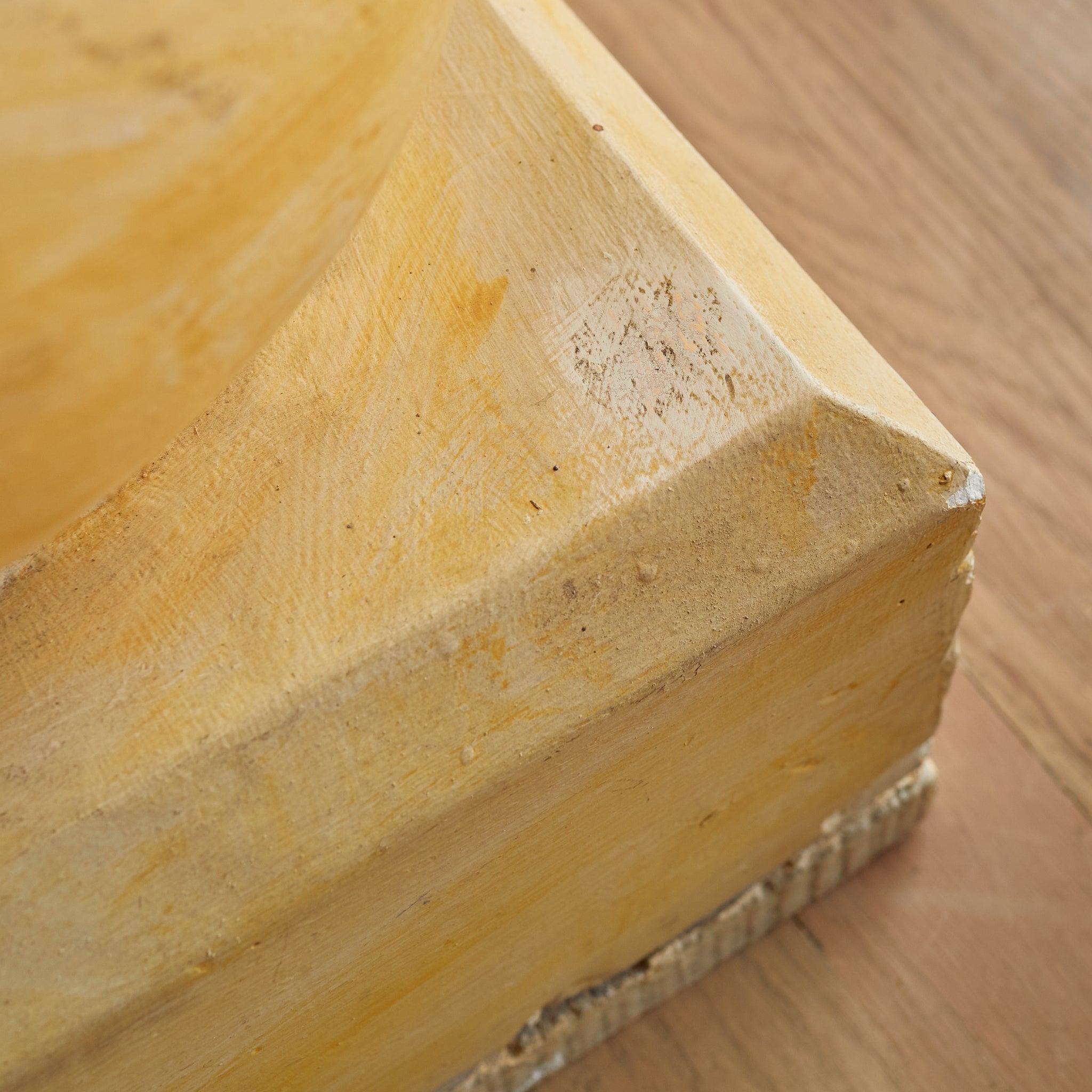 Colonne ou piédestal en spirale en plâtre français sur base en bois en vente 3
