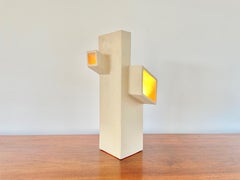 Lampada da tavolo in gesso francese