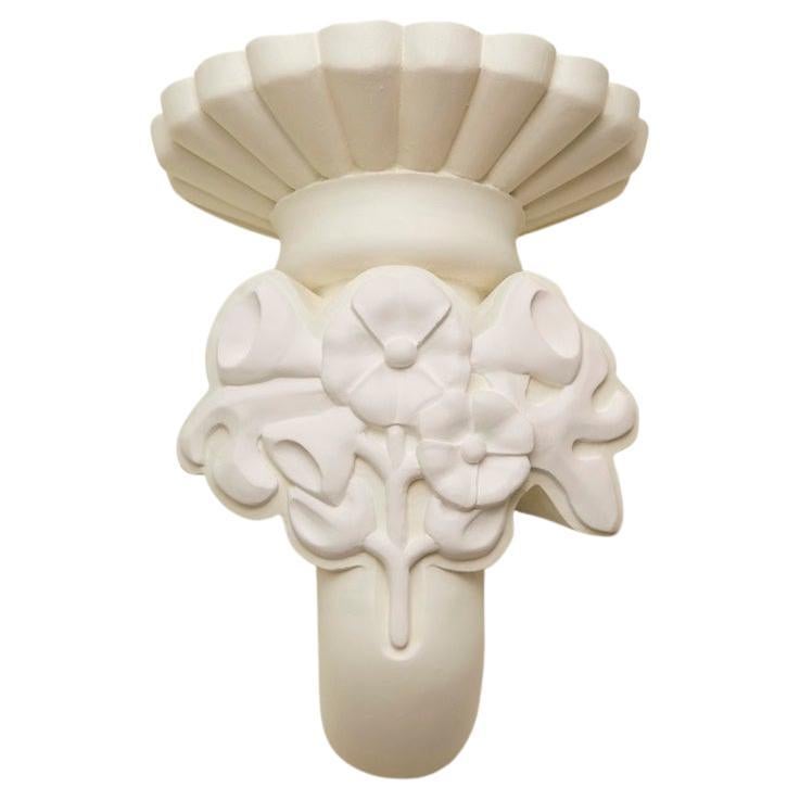 Applique en plâtre français à motifs godronnés en vente