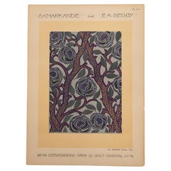 Antique French Pochoir Illustrations No. 13