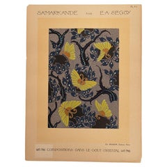 Antique French Pochoir Illustrations No. 5