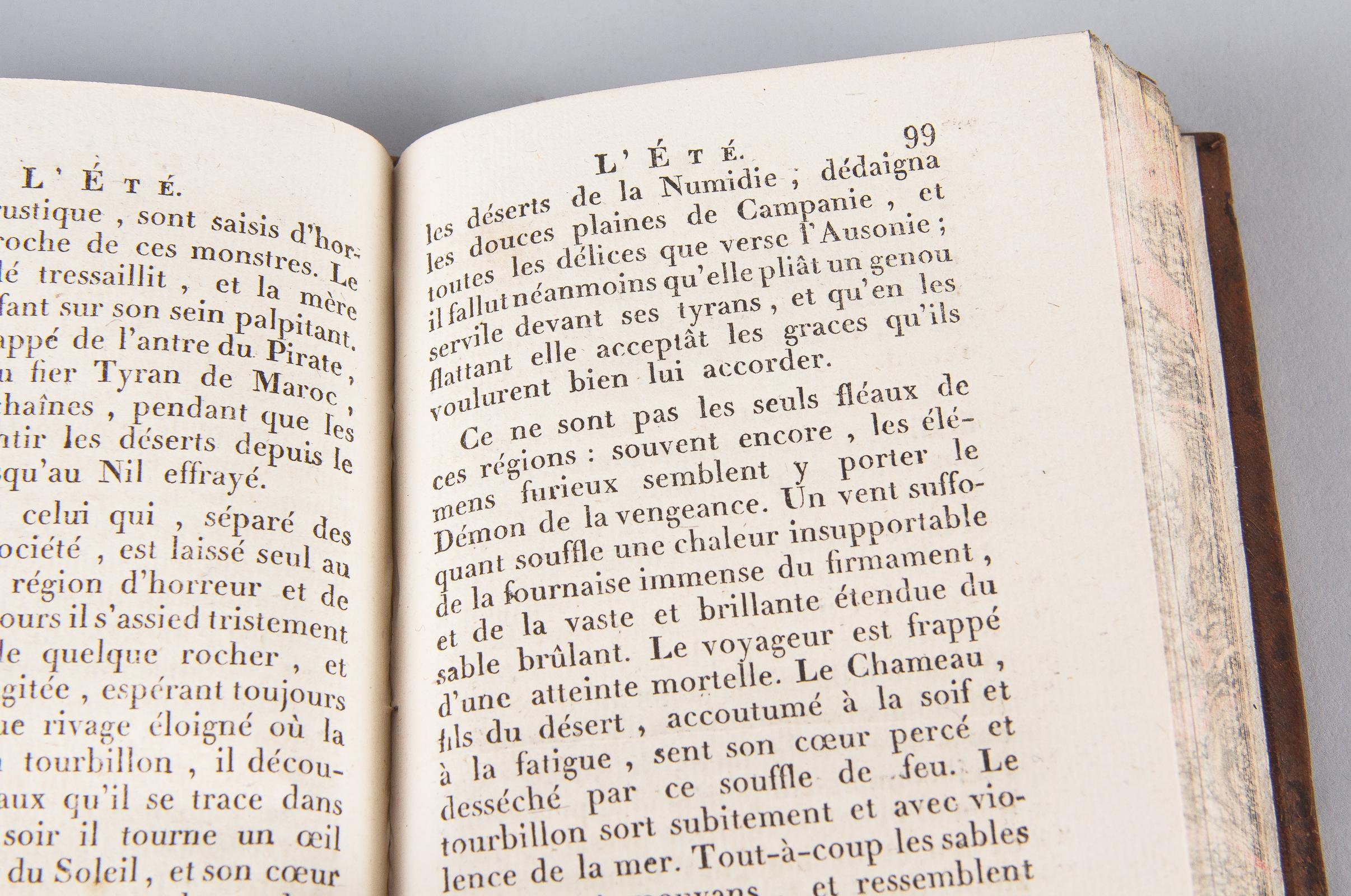 French Poetry Book, Les Saisons by James Thomson, 1816 6