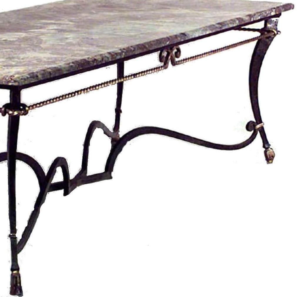 iron centre table