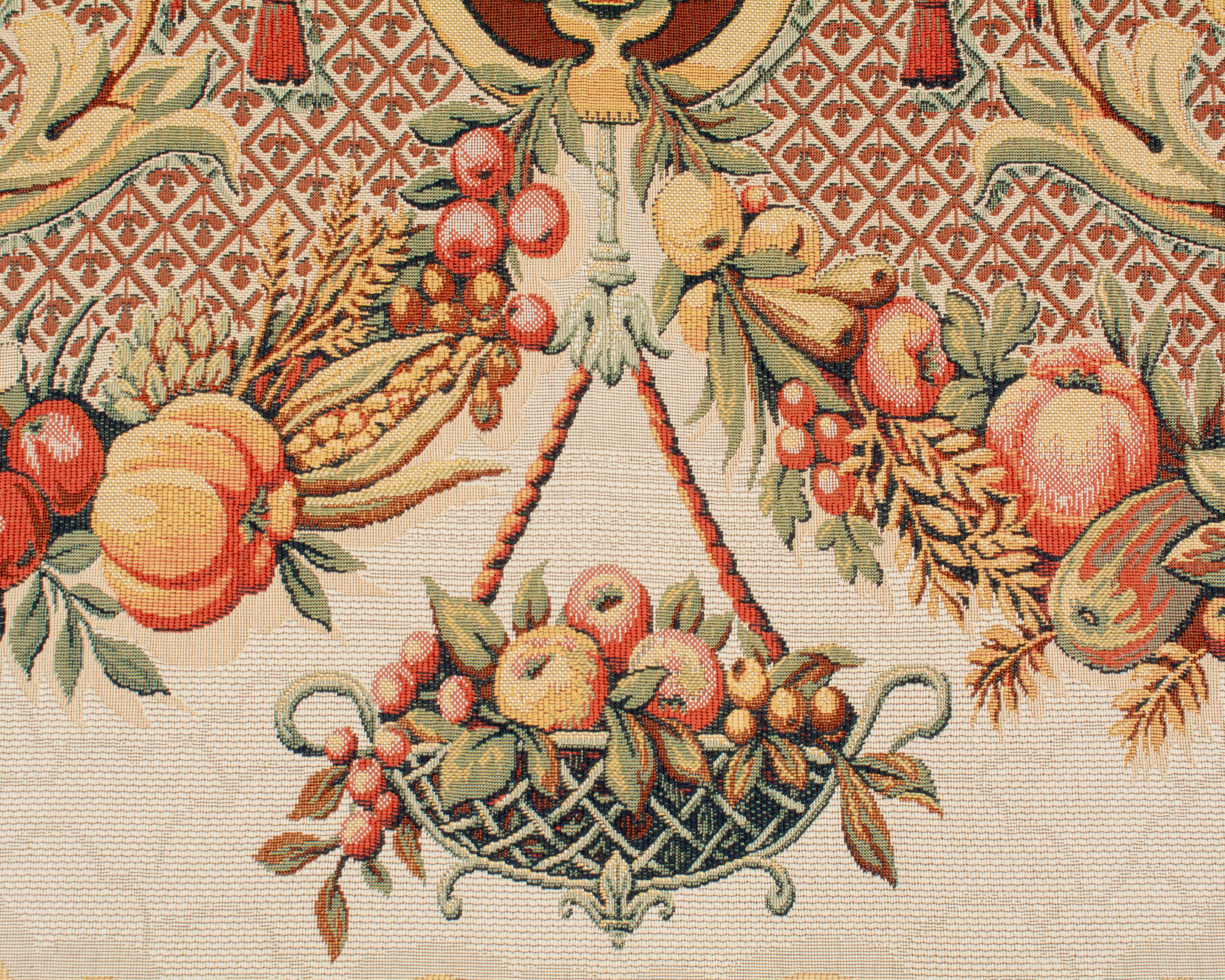 Woven French Point de Loiselles Tapestry Le Jardin De Bagatelle For Sale