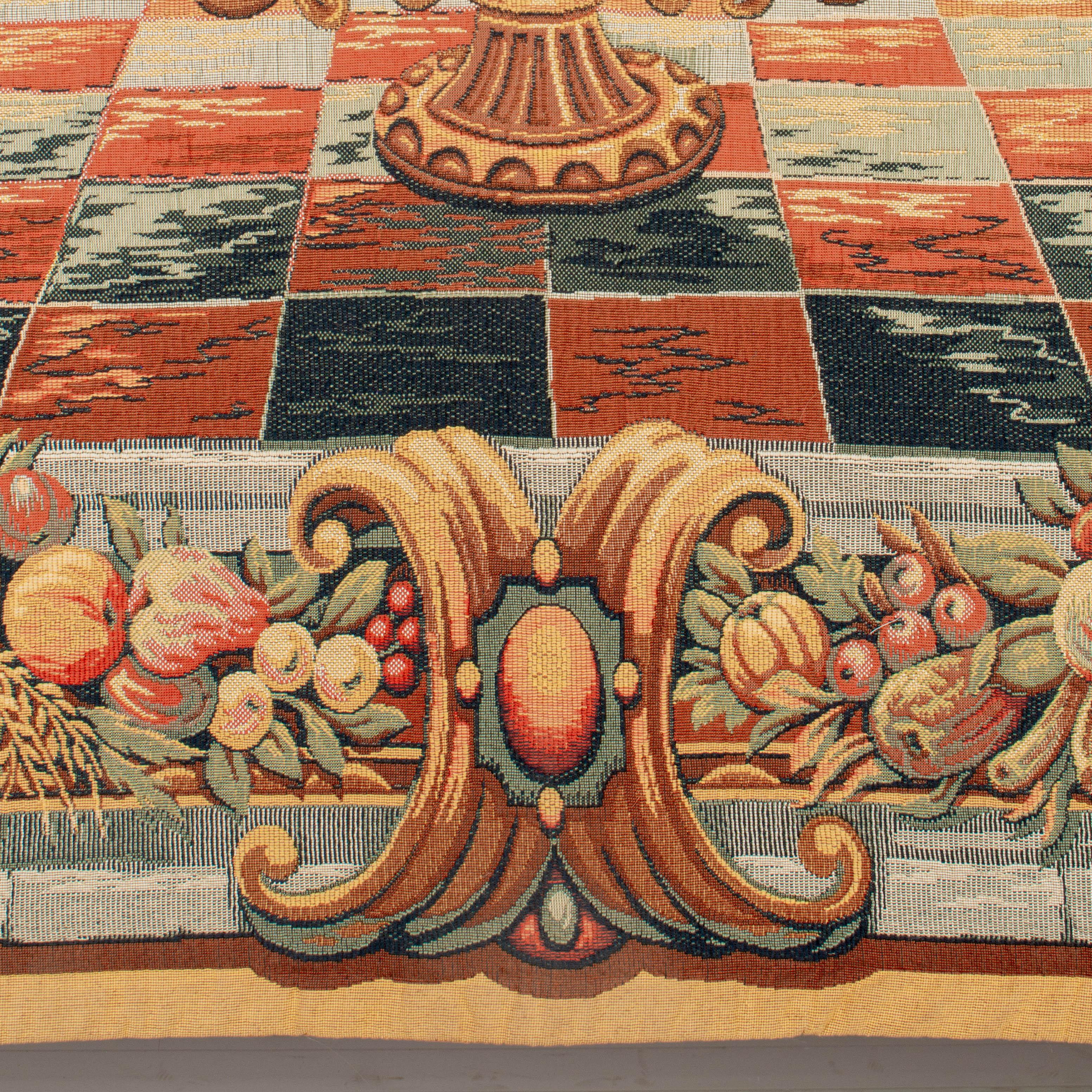 20th Century French Point de Loiselles Tapestry Le Jardin De Bagatelle For Sale