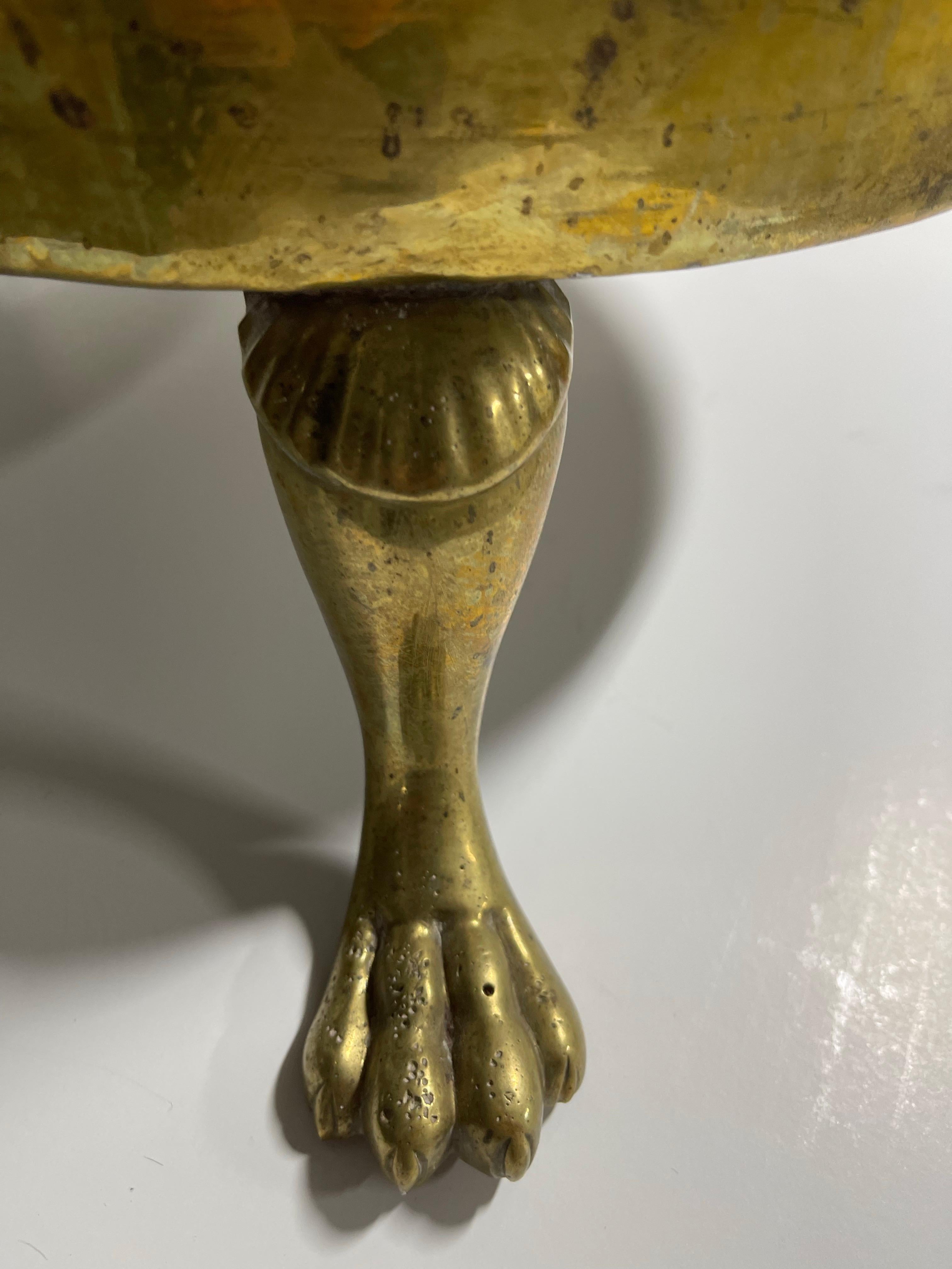 French Polished Brass and Copper Jardiniere or Planter, 19th Century For Sale 3