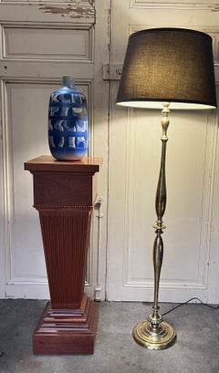 French Polished Brass Floor Lamp